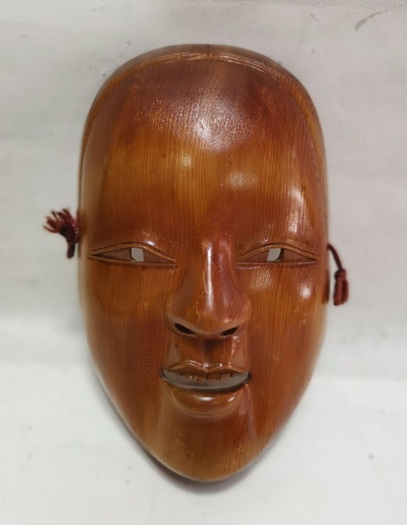 Japanese Traditional Noh Mask Omen Kabuki, Health & Nutrition, Face ...