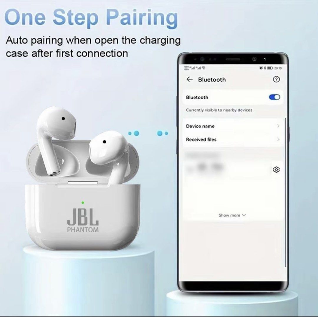 JBL Phantom Wireless Earbuds - HD Call Voice65671946927106111