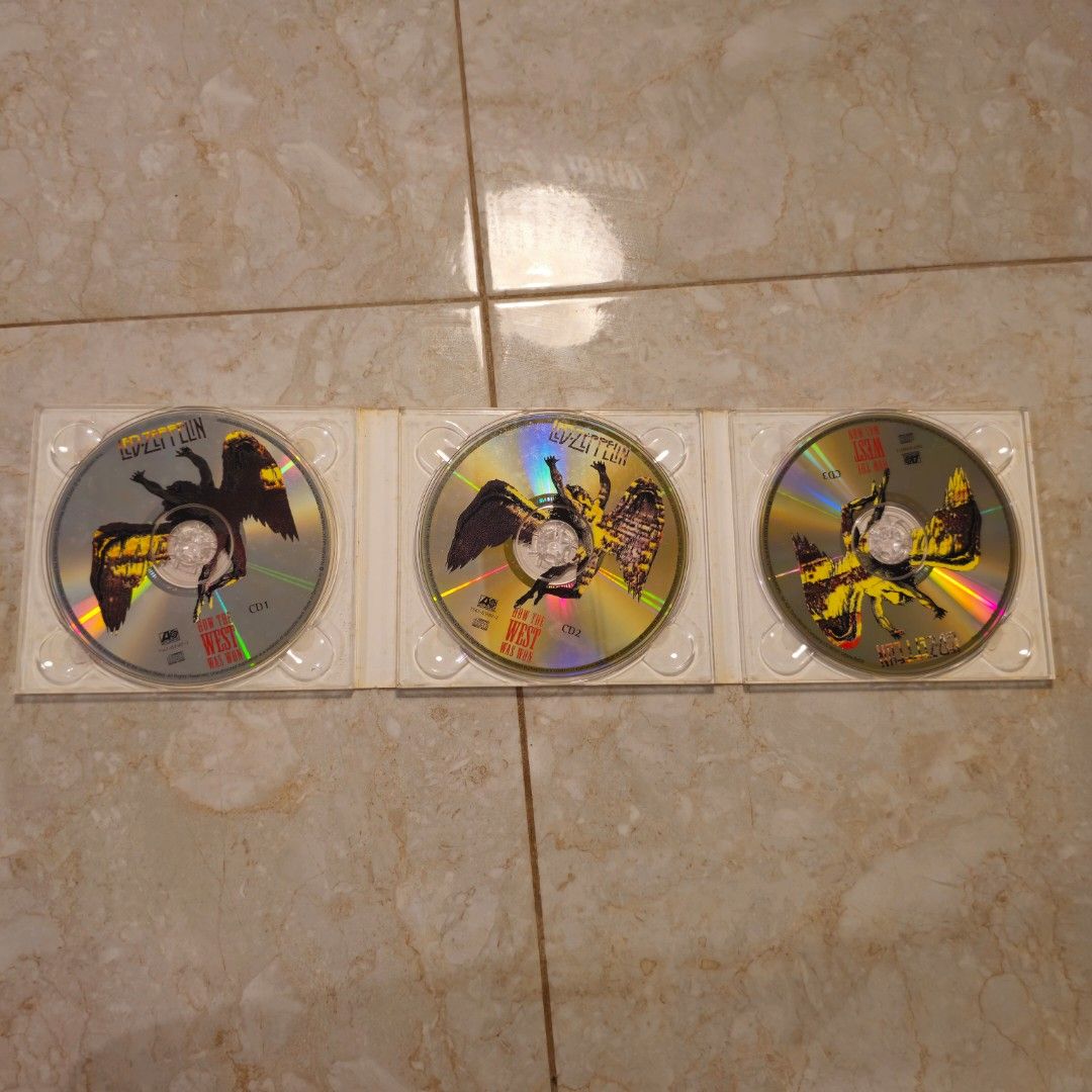 Led Zeppelin - How the West Was Won 3-CD Set (Category: CDs & DVDs) located in Tagaytay City. Submitted by jesssipreloved (Listing ID 1424962694, Image 3). Description: From my personal collection. Works fine with some scratches and marks on the CDs. Haven't tested in a while, but will for sure buyers. Thank you! DM for other information and/more pictures😊.