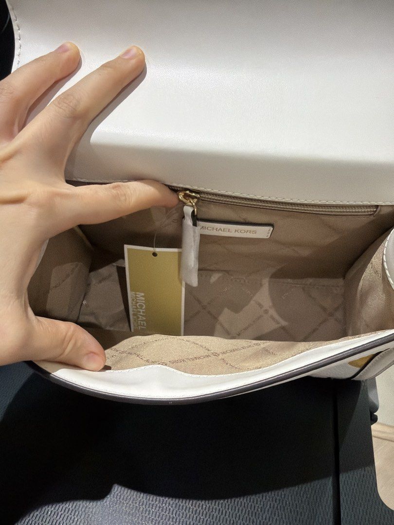 Michael Kors Whitney Sequined Medium Shldr Bag (Category: Luxury Bags & Wallets) located in San Juan City. Submitted by closetsale28 (Listing ID 1424963008, Image 3). Description: Light stain under strap not so noticeable.