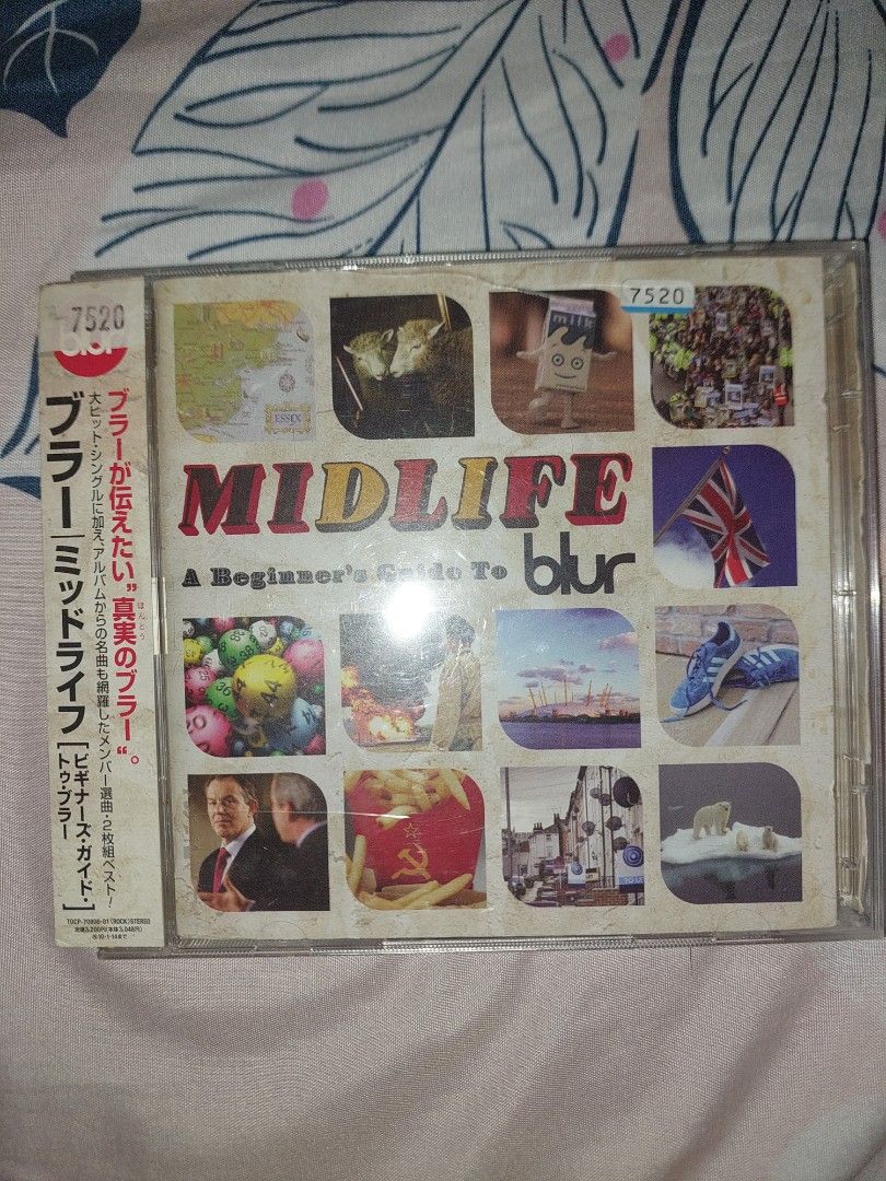 Midlife: A Beginner's Guide To Blur Japanese 2CD (Category: CDs & DVDs) located in Manila. Submitted by skyyeeeess (Listing ID 1425048854, Image 1). Description: used and has some damage but is japanese pressing and includes OBI strip mop: gcash mod: j&t.