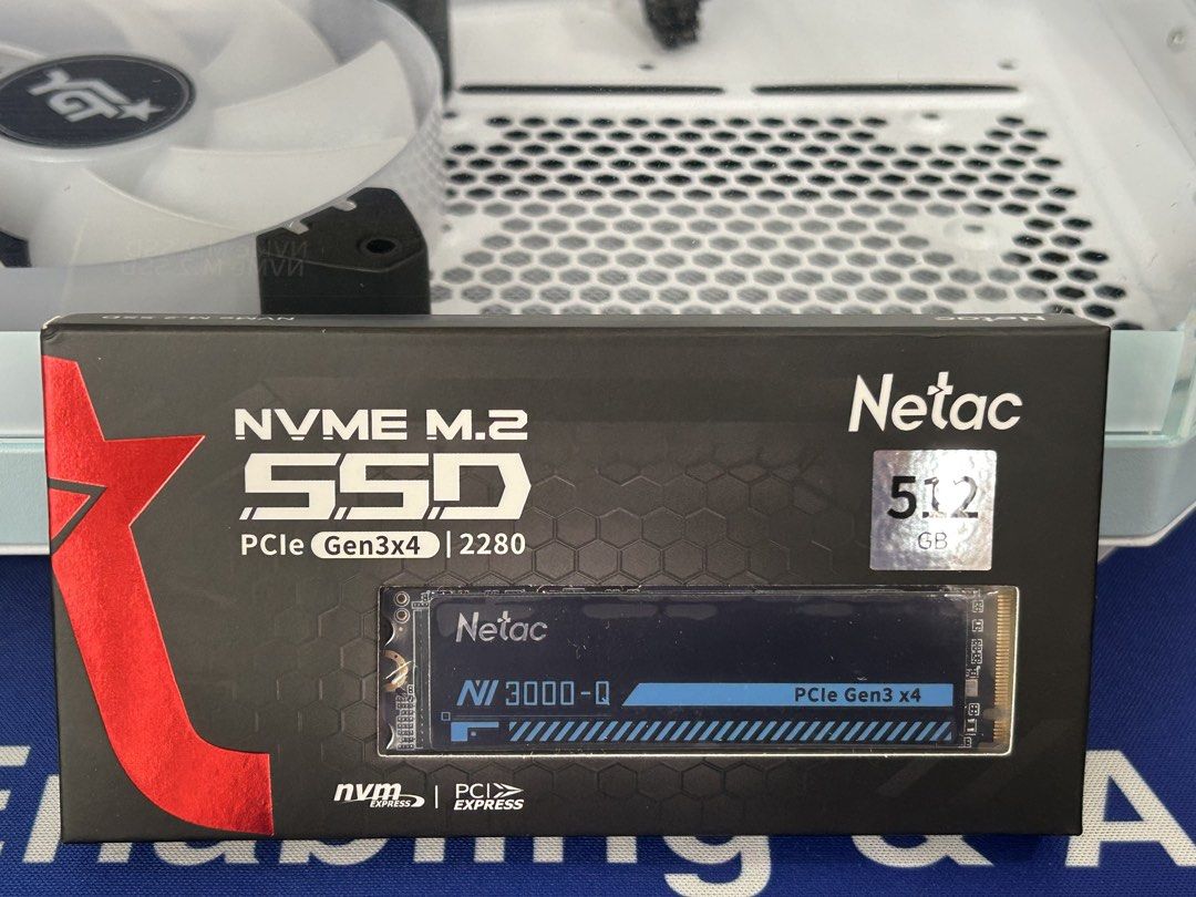 Netac NVMe M.2 SSD 512GB (Category: Hard Disks & Thumbdrives) located in Quezon City. Submitted by digiq (Listing ID 1424999528, Image 1). Description: Brandnew and sealed products. Guaranteed Original items. Location : Quezon City 🚚 SHIPPING & PICKUP: ✅ Same-Day: Lalamove / Grab / Move It ✅ COD: Shop ee / Laza da/ LBC PM FOR MORE DETAILS..