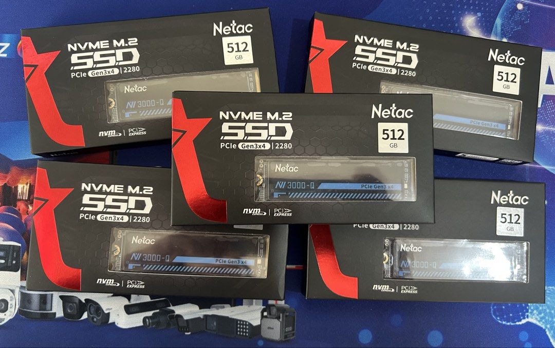 Netac NVMe M.2 SSD 512GB (Category: Hard Disks & Thumbdrives) located in Quezon City. Submitted by digiq (Listing ID 1424999528, Image 2). Description: Brandnew and sealed products. Guaranteed Original items. Location : Quezon City 🚚 SHIPPING & PICKUP: ✅ Same-Day: Lalamove / Grab / Move It ✅ COD: Shop ee / Laza da/ LBC PM FOR MORE DETAILS..