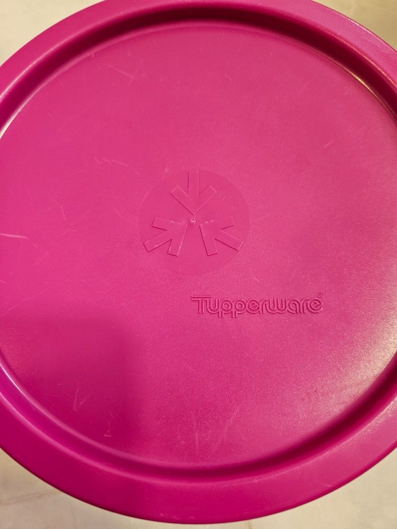 One Touch Tupperware Pink Canisters446640640796272641