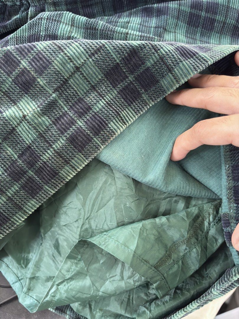Plaid Corduroy Skirt (Category: Skirts) located in Teresa. Submitted by chibibooh (Listing ID 1424964087, Image 3). Description: Size 22-26 Length 60cm Note: All items needs wash RFS: Need extra funds Gcash/Maribank/Paypal Payment only Shipping: J&T / Grab or Lalamove .