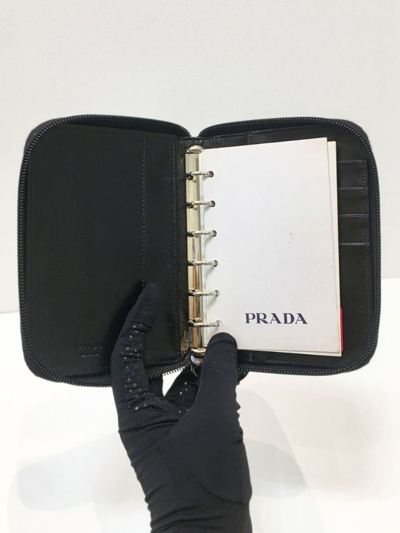 Prada Agenda Notebook (Pre-owned Authentic) (Category: Luxury Accessories) located in Santa Rosa. Submitted by brandieshoppe (Listing ID 1424890948, Image 2). Description: ✅ Authentic/Original Preloved ✅ From Japan Auction ✅ Money-back Guaranteed If Proven Fake ✅ Message Us For More Details ✅ Open for Layaway Disclaimer: All items sold are preloved unless otherwise stated as brand new. As pre-owned items, signs of previous use, wear, or age may b
