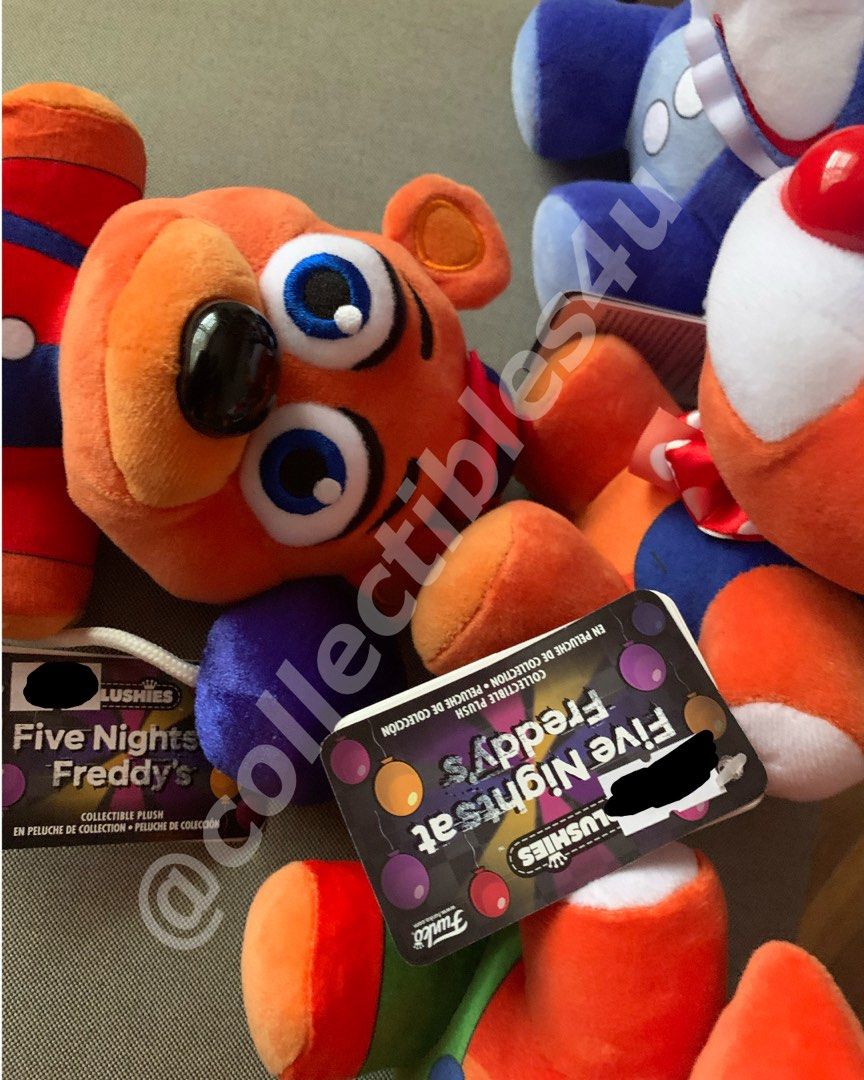 Pre order Authentic FNAF plushies SET ONLY Funko Five nights at Freddy’s (Category: Plushies & Soft Toys) located in Taguig. Submitted by Collectibles4u (Listing ID 1412918607, Image 2). Description: .