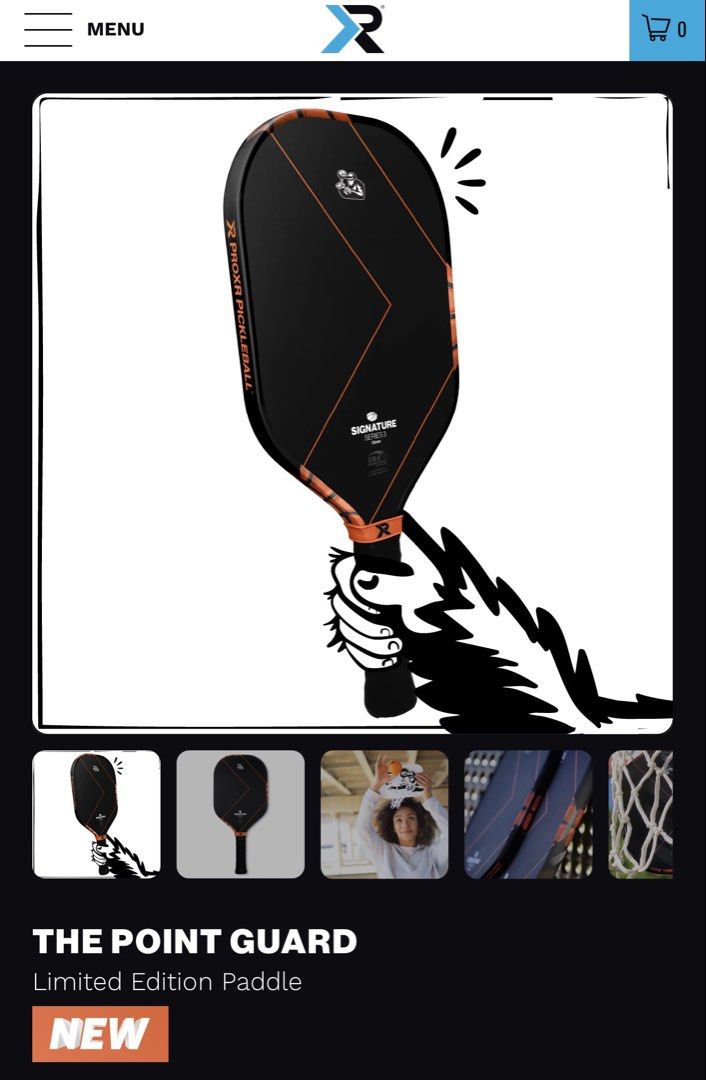 R. Hopper The Point Guard Pickleball Paddle (Category: Racket and Ball Sports) located in Iloilo. Submitted by mingming13 (Listing ID 1424915626, Image 2). Description: PROXR THE POINT GUARD Limited Edition Paddle Sweet Spot Max 16mm Brand new, unused Comes with a limited edition poster by Chicago artist Henry Armenta, branded mini basketball hoop and ball, and a certificate of authenticity. Selling for 5.5k Price is slightly negotiable .