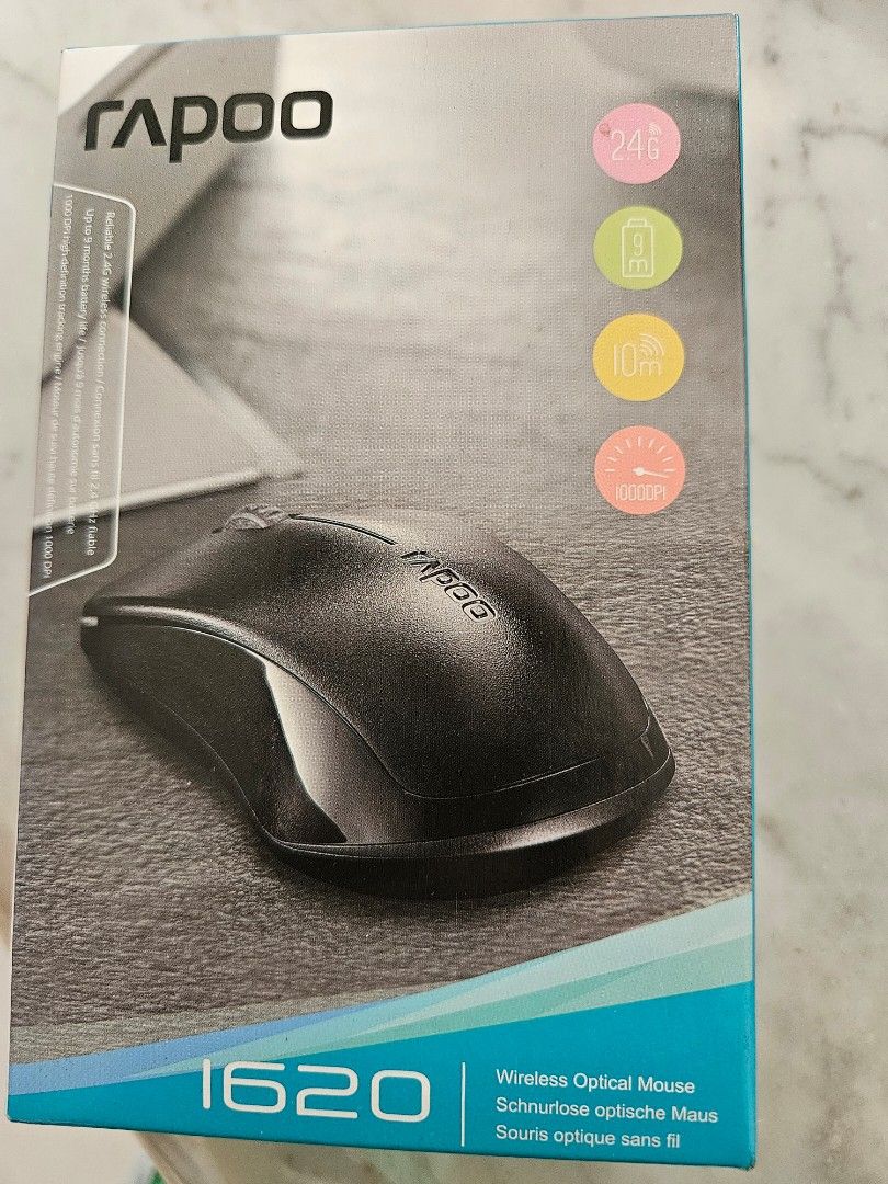 Rapoo 1620 Wireless Optical Mouse448182054027929600