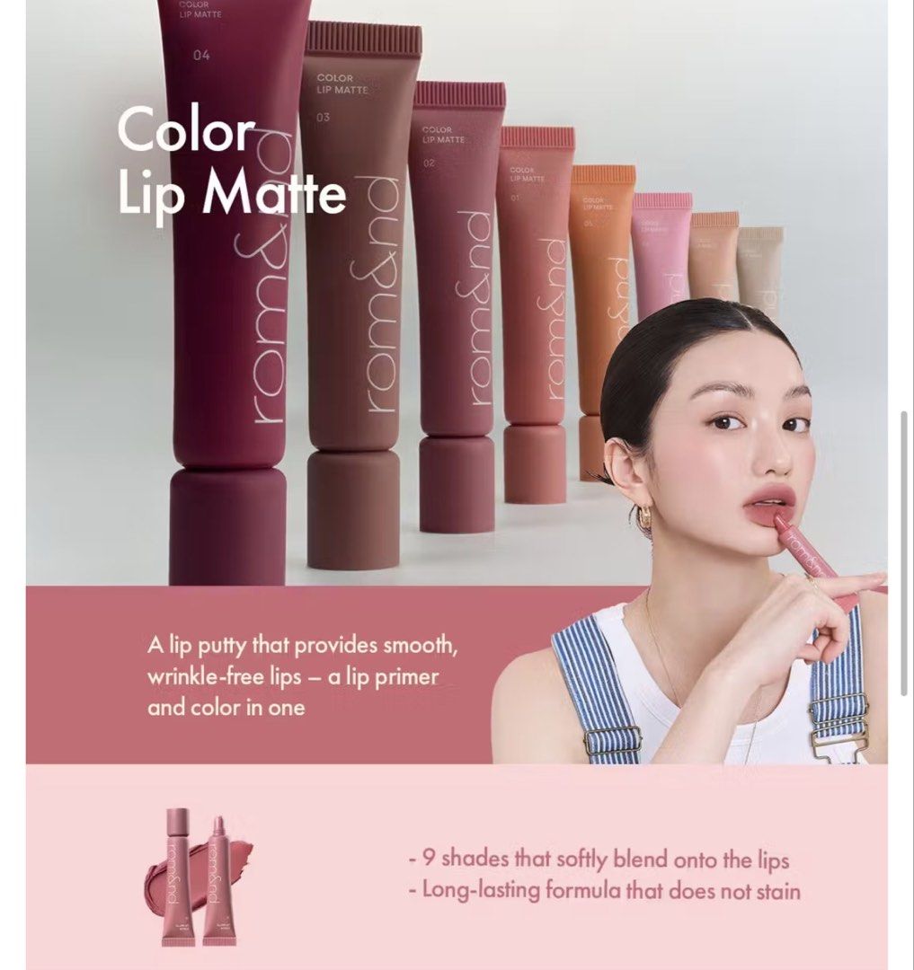 Romand Color Lip Matte - 04 Old Cherry (Category: Makeup) located in San Pablo. Submitted by katielol (Listing ID 1424953826, Image 3). Description: Accidentally bought 2, selling 1..