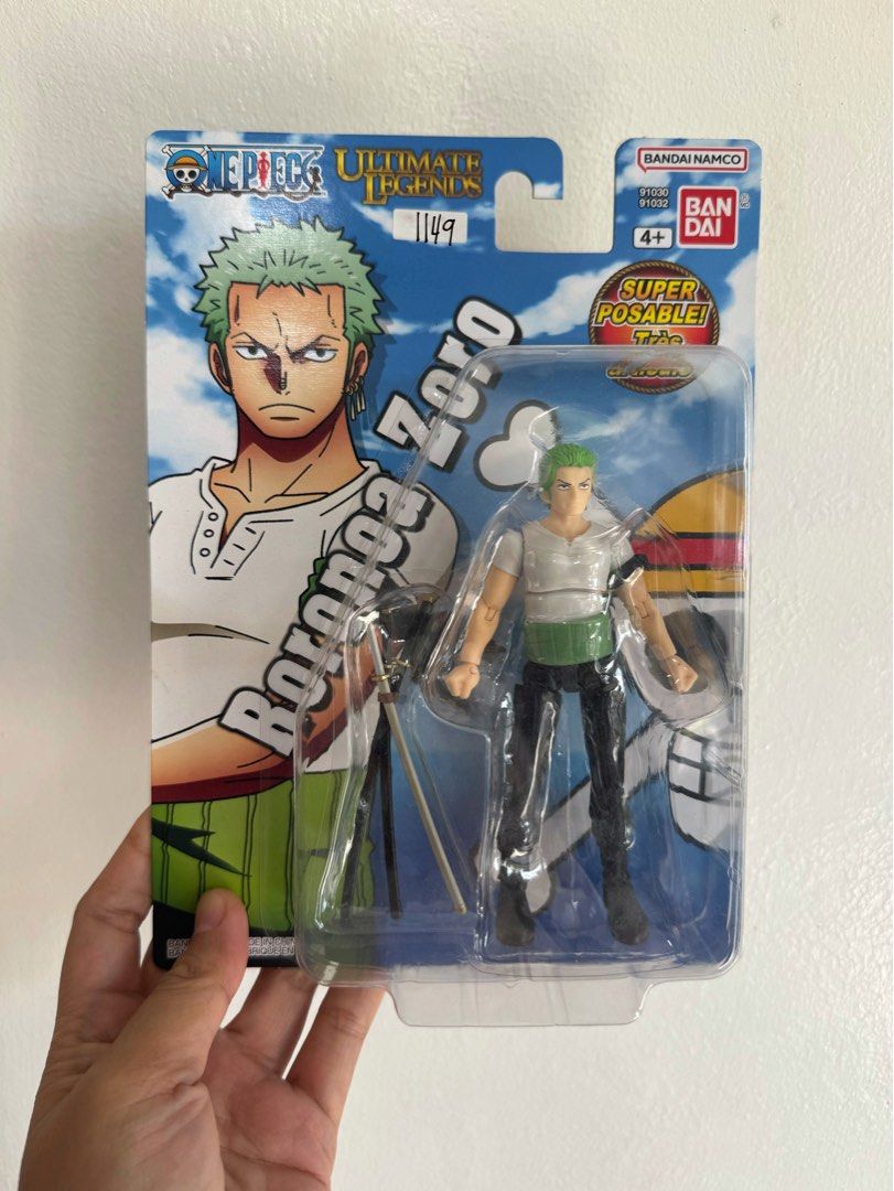 Roronoa Zoro Figure (Category: Figurines & Statues) located in Santa Ana. Submitted by tokiotokio (Listing ID 1424952312, Image 1). Description: Bandai Namco One Piece Ultimate Legends.