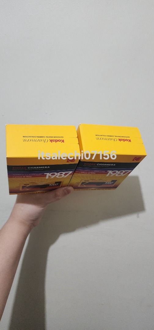 [SEALED] Kodak Charmera (Category: Cameras) located in Quezon City. Submitted by newturtle0101 (Listing ID 1424985308, Image 2). Description: - Brand new Kodak Charmera camera. - 2pcs available. - PHP2,100.00 each. - Loc: Project 6, QC. - Via lalamove/grab only. - SF c/o buyer. - Comes in original box. - Features a retro design. - Mini camera size. - Ideal for collectors and film photography enthusiasts..