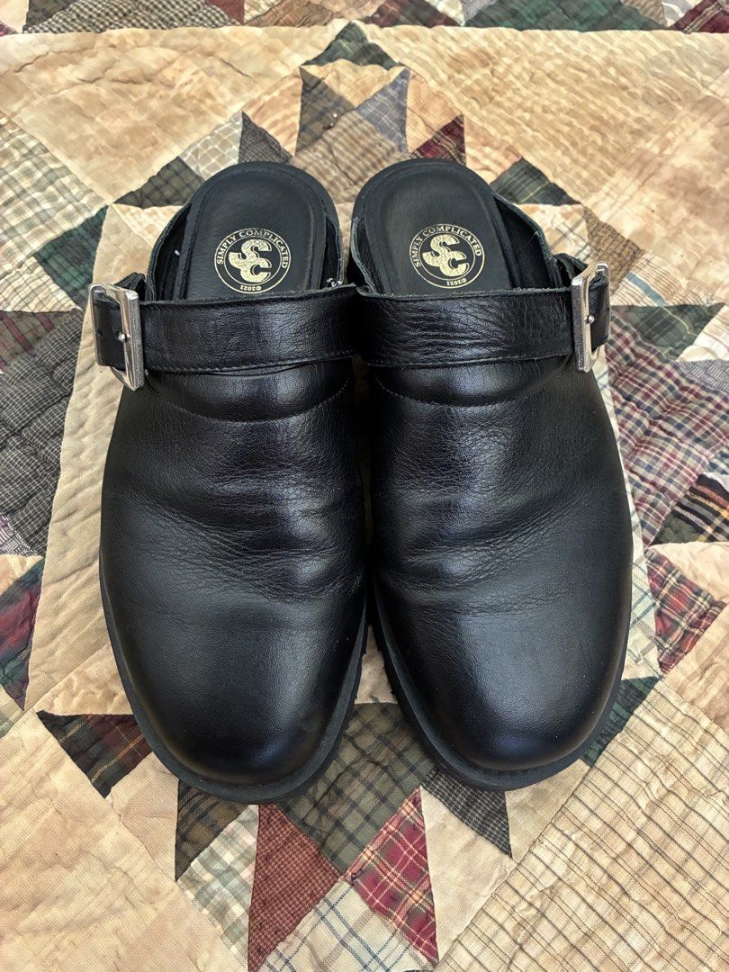 Simply Complicated Lug Sole Buckled Leather Mules (Category: Casual Shoes) located in Manila. Submitted by its_ookay.ph (Listing ID 1424899124, Image 3). Description: Easy to wear slip-on leather clogs Alternatives to Our Legacy Camion Mules (IYKYK) Made in Japan Best fits a size 9-9.5 imo.. but can fit up to size 10.. Won’t mind keeping.. .