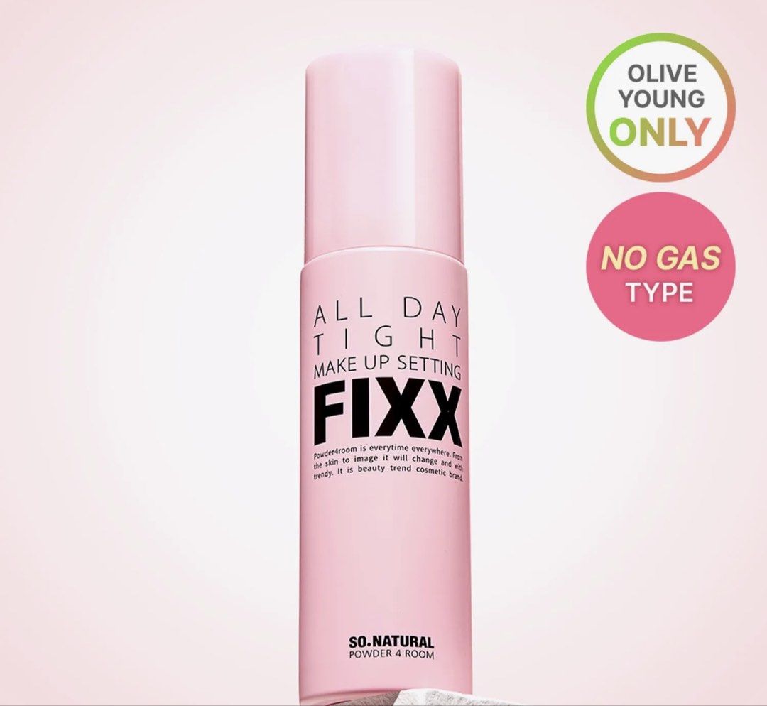 SO. NATURAL All Day Tight Make Up Setting Fixx (Category: Face Care) located in Pasay City. Submitted by zette_ (Listing ID 1424902602, Image 2). Description: 💯% FROM OLIVE YOUNG 💯% AUTHENTIC FROM SOUTH KOREA ✔️so natural All Day tight Make Up Setting Fixx 100ml (No-gas Type).