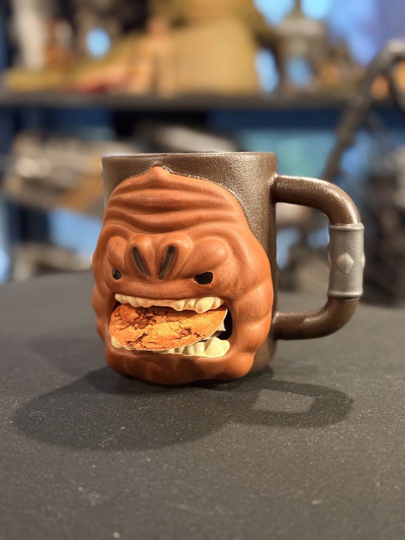 Star Wars Rancor Mug with Cookie Holder by Hallmark (Category: Western Merchandise) located in Muntinlupa City. Submitted by stormtrooperonweekends (Listing ID 1424978214, Image 1). Description: Rancor Mug with Cookie Holder by Hallmark: 2500 - brand new - no issue - bought in the US - RFS: extra - it really has no box, so ill just look for a box for shipping Star Wars Black Series The Ronin & R5-D56 from Star Wars Visions: 4500 - global version 