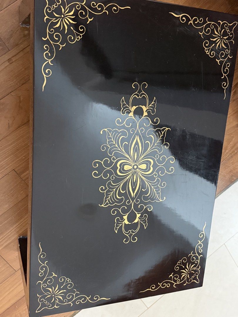 Table - small (Category: Tables & Sets) located in Singapore. Submitted by natto26 (Listing ID 1424953065, Image 3). Description: Low small lacquer table Good condition Approximately 55 x 37 cm Height 25cm Selling as it is. Self collection only .