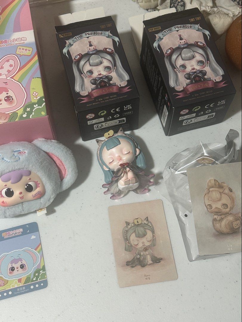 Tiny Tiny The Prologue Blind Box Figure (Category: Designer & Blind Box Toys) located in Binan City. Submitted by wednesjay (Listing ID 1425039676, Image 1). Description: born - 500 lie - 350 (didn’t open the plastic) 800 if take all w free samuel .