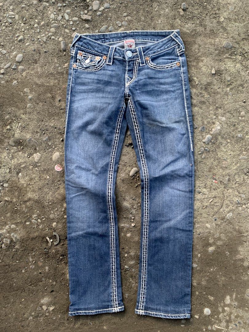 True Religion Jeans (Category: Jeans) located in Braulio E. Dujali. Submitted by gabizz (Listing ID 1425013538, Image 2). Description: StraightCut True Religion W:28 L:34 Issue:Nasa comsec ColorRate:9/10 499+sf 📥📥📥.