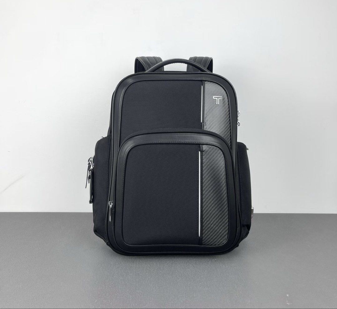 Tumi Arrive Barker Backpack (Category: Backpacks) located in Manila. Submitted by bagmaniaph (Listing ID 1424960514, Image 1). Description: Perfectly placed pockets to protect and carry everything from your laptop and tablet to your glasses, phone, and keys, this sleek design is as functional as it is stylish. The Arrivé Collection takes its cues from automotive design, with high-polish chrome details, elegant curves, and sleek magnetic zippers. 