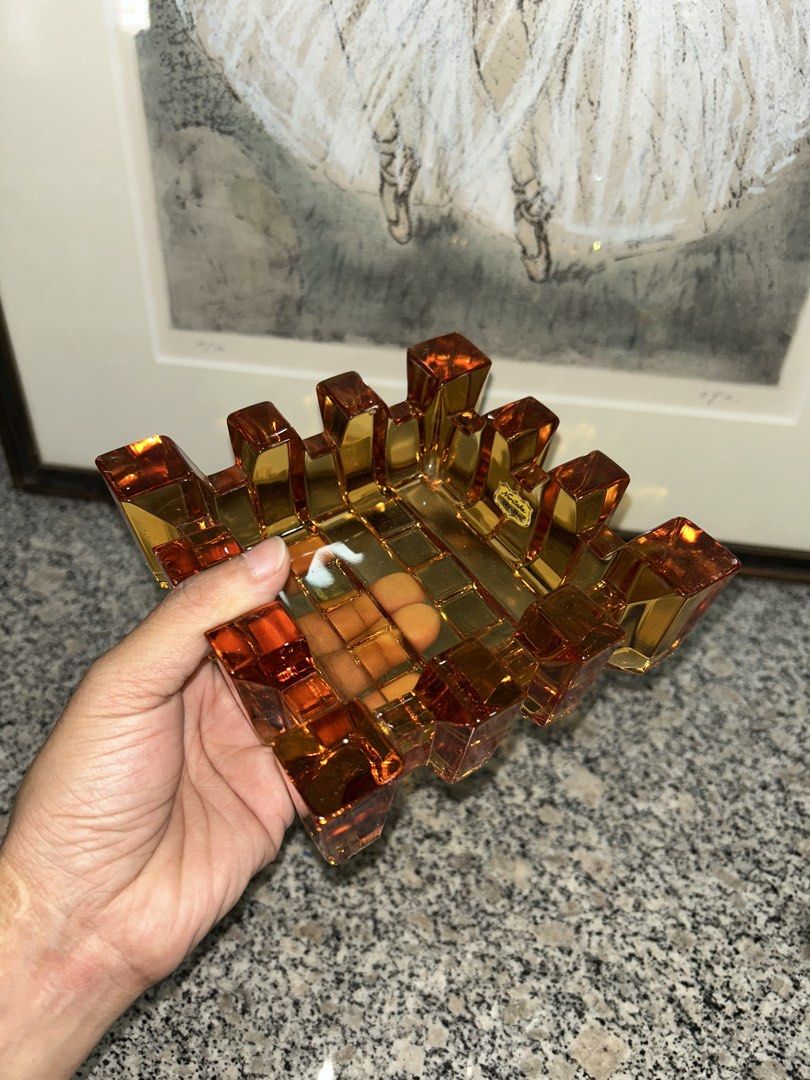 Vintage Amber Glass Ashtray (Category: Everything Else Others) located in Polangui. Submitted by joycehaul (Listing ID 1424918448, Image 2). Description: .
