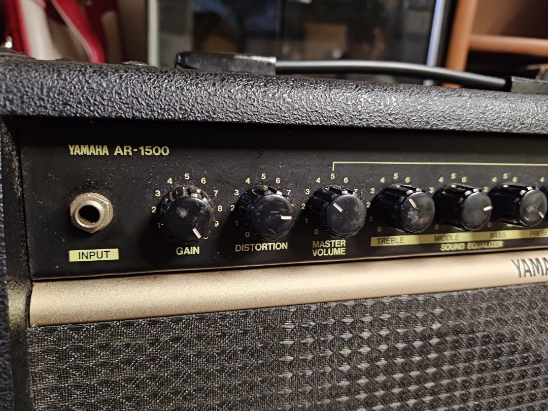 Yamaha AR-1500 Guitar Amplifier (Category: Musical Instruments) located in Quezon City. Submitted by jhayjaz08 (Listing ID 1425041852, Image 3). Description: YAMAHA GUITAR AMP Built in distortion Quality Sound Very Good Condition 4k Only.