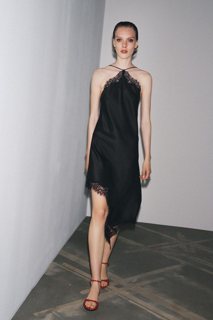 Zara Black Lace Dress (Category: Dresses) located in Cebu City. Submitted by cebaesthetic (Listing ID 1425017061, Image 1). Description: Bought for 4.9k on Zara Store Used once only Size: XS .