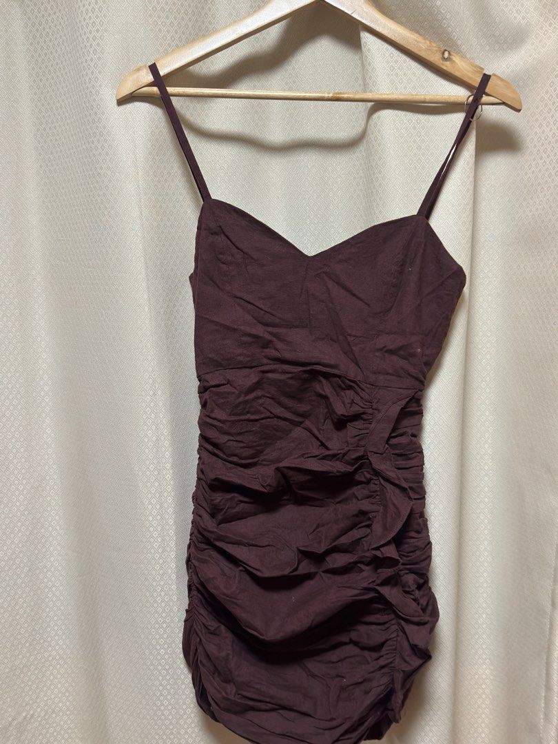 Zara Ruched Mini Dress (Category: Dresses) located in Guinayangan. Submitted by find_keepers_21 (Listing ID 1424896778, Image 1). Description: .