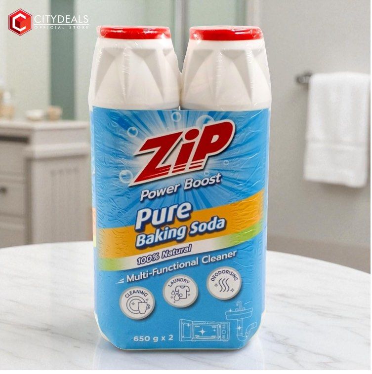 Zip Power Boost Pure Baking Soda 650g x 2 (Category: Bakeware) located in Cebu City. Submitted by eamscorner (Listing ID 1425004769, Image 1). Description: Zip Power Boost Pure Baking Soda 650g x 2 .