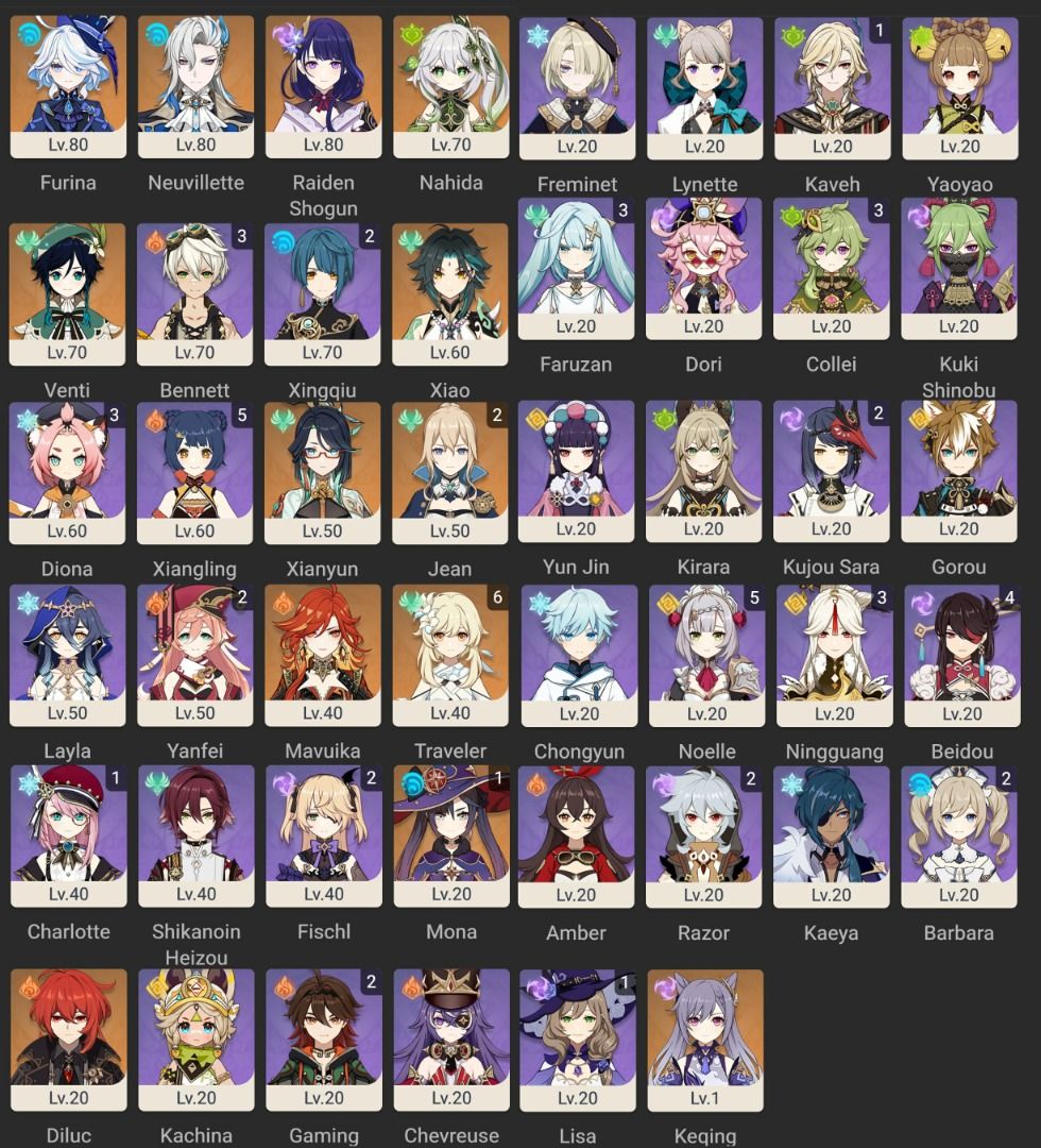 13x5 Genshin Impact Account (Asia, AR55), Video Gaming, Video Games ...