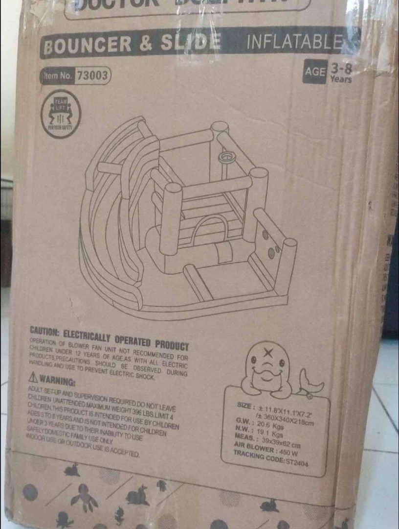 6-in-1 Bounce Castle with Slide (Category: Infant Playtime) located in Manila. Submitted by mayie000009 (Listing ID 1425226922, Image 3). Description: FOR SALE INFLATABLE PLAYGROUND BRANDNEW WITH BLOWER ONHAND 8 PCS AVAILABLE GOOD FOR STARTING BUSINESS PICK UP OR LALAMOVE.
