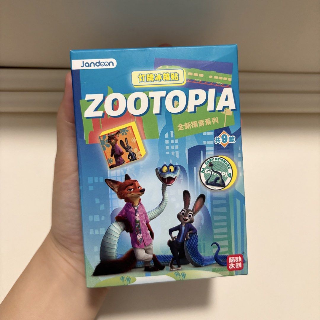 [ SET OF 3 ] BNIB Zootopia 2 light-up refrigerator magnet collectible ...