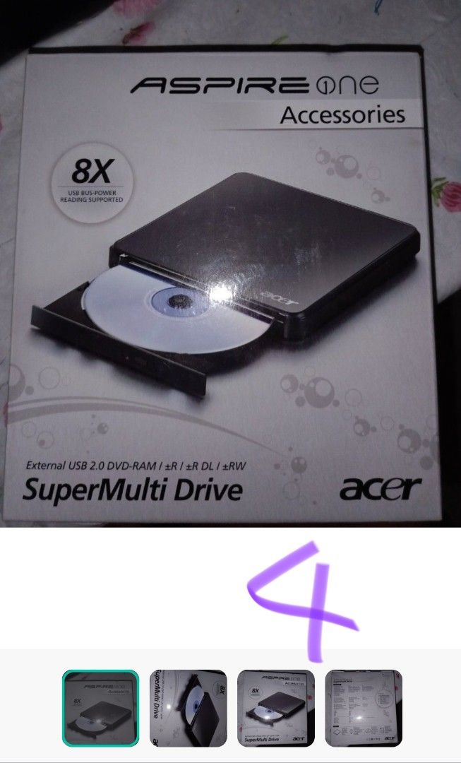 Acer Aspire One External USB DVD Drive447443046814208000