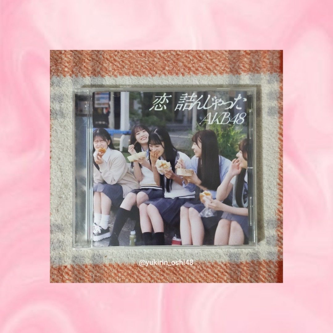 AKB48 Koi Tsunjatta CD (unsealed) (Category: CDs & DVDs) located in Manila. Submitted by yukirin_oshi48 (Listing ID 1425158225, Image 1). Description: I'm selling my unsealed AKB48 CD, here's the details :3 AKB48 64th Single "Koi Tsunjatta" (Official Shop version) - has minor scratches on the case ‎- with obi strip - with free bromide/photocard (random) ‎- with photo/lyrics booklet ‎- with Audio CD (used, no scratches) ‎CD Tracklist: ‎1. Koi Tsun
