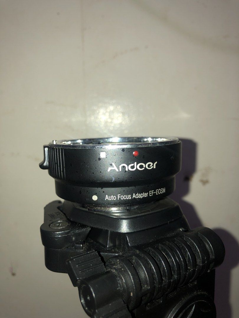 Andoer Auto Focus Adapter EF-EOSM (Category: Lens & Kits) located in Dapa. Submitted by amity_eve (Listing ID 1425169704, Image 3). Description: WORKING adapter Body condition: 10/10 Rfs: sold my canon eos M, needing funds Works on canon ef/efs lens to M mount PRICE IS NEGOTIABLE .