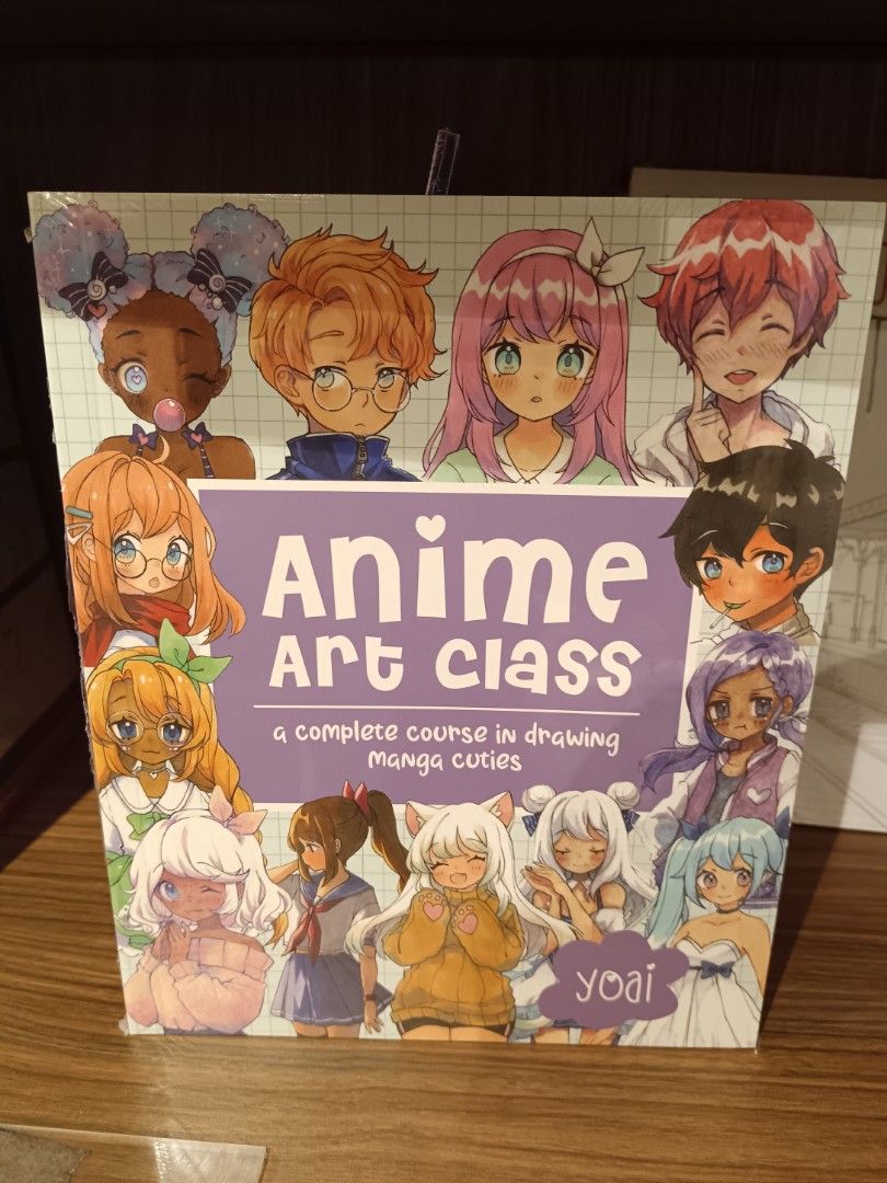 Anime Art Class: A Complete Course (Category: Comics & Manga) located in Manila. Submitted by wownawow (Listing ID 1425177988, Image 1). Description: Learn how to draw manga cuties with this art class book. It features various anime characters on the cover. The book is designed to guide you through a complete course in drawing manga. The author is Yoai..