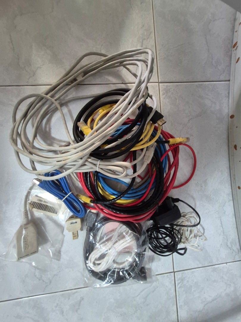 Assorted Cables - Power, HDMI, Ethernet447686448041830400