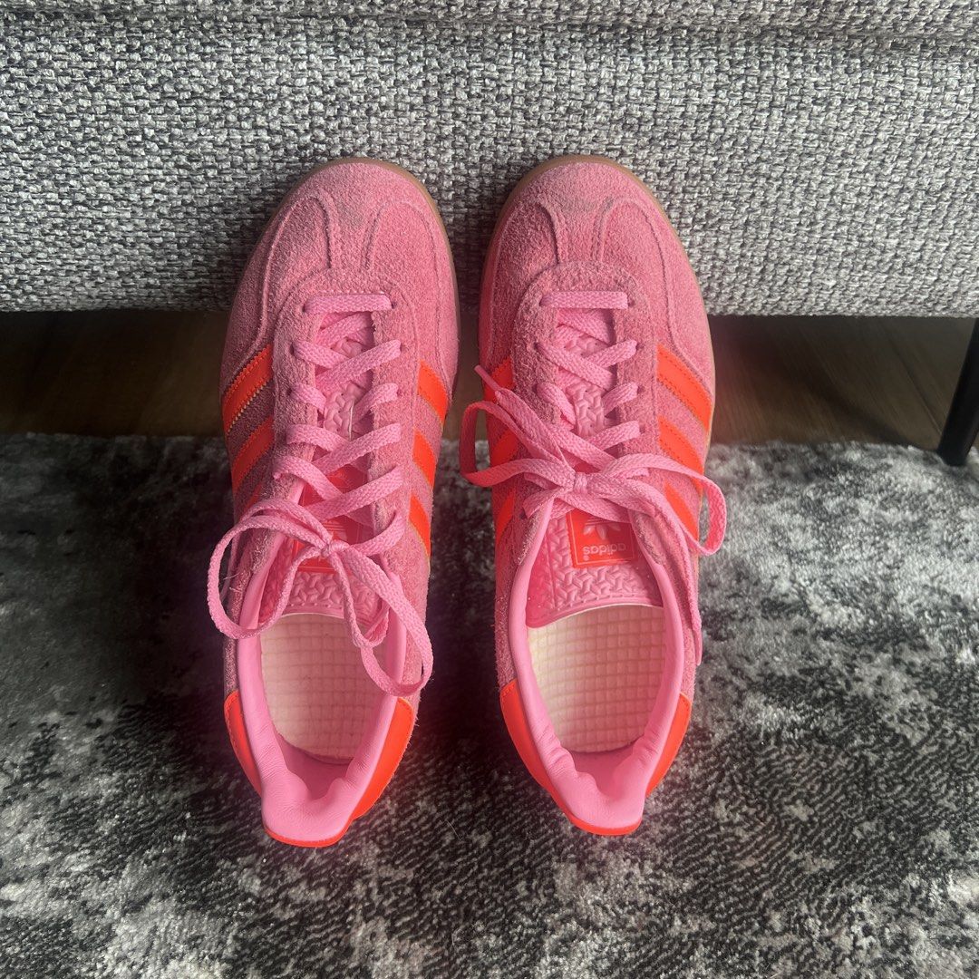 Authentic Adidas Gazelle Indoor Pink (Category: Sneakers) located in Quezon City. Submitted by Micaaf (Listing ID 1425150816, Image 2). Description: Authentic Gazelle Indoor US 6.5 / UK 5 Brand New - Never been used No box Message me for more info 🙂 .