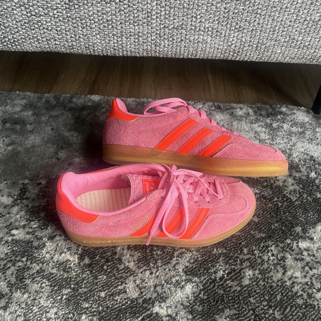 Authentic Adidas Gazelle Indoor Pink (Category: Sneakers) located in Quezon City. Submitted by Micaaf (Listing ID 1425150816, Image 3). Description: Authentic Gazelle Indoor US 6.5 / UK 5 Brand New - Never been used No box Message me for more info 🙂 .