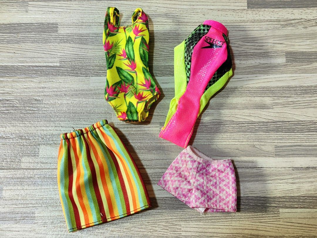 Barbie Clothes set 5 (Category: Babies & Kids Fashion) located in Quezon City. Submitted by silverturtle_32df92 (Listing ID 1425084341, Image 1). Description: CLEARANCE SALE Original Mattel Barbie clothes set Please read: These are preloved items. They are all in very good condition. Actual photos posted, not surplus, not played with Owned by an adult collector All clothes are photographed only Check my I G page mi.dolli.art Last price! Discount 