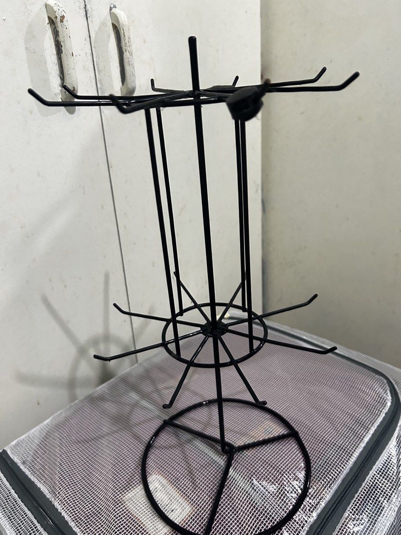 Black Metal Jewelry Display Stand (Category: Accessory Holder, Box & Organizers) located in San Pedro. Submitted by wlaesh (Listing ID 1425118833, Image 2). Description: - no any damages or scratches.