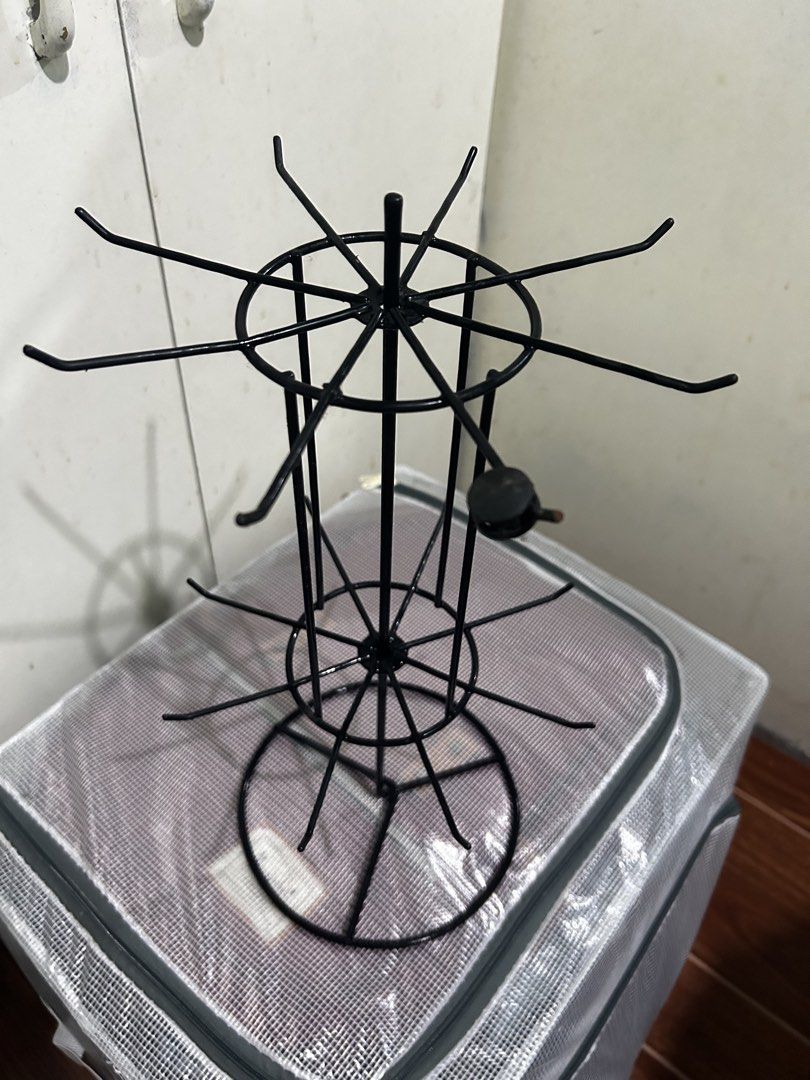 Black Metal Jewelry Display Stand (Category: Accessory Holder, Box & Organizers) located in San Pedro. Submitted by wlaesh (Listing ID 1425118833, Image 1). Description: - no any damages or scratches.