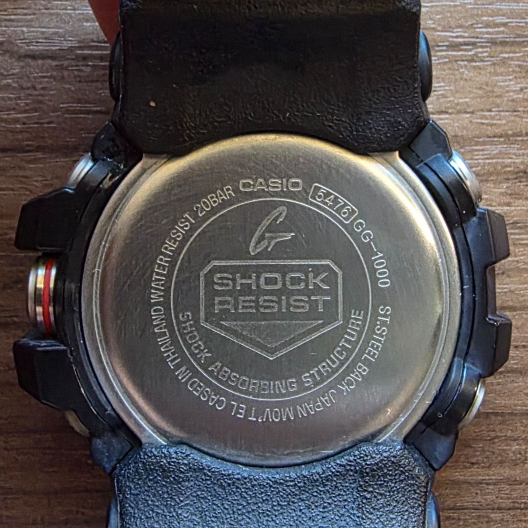 Casio G-Shock GG-1000 Mudmaster Watch (Original) (Category: Men's Watches) located in Manila. Submitted by gavchan (Listing ID 1425080075, Image 2). Description: Casio G-Shock GG1000 Mudmaster ✔️ Case Size: 55.3mm ✔️ Water Resistance: 200m Inclusions: ✔️ Watch only Notes: ✔️ Needs battery replacement 💰 Payment methods: ✔️Bank Transfer (BDO, BPI, UB) ✔️GCash ✔️PayMaya 💵 Cash .