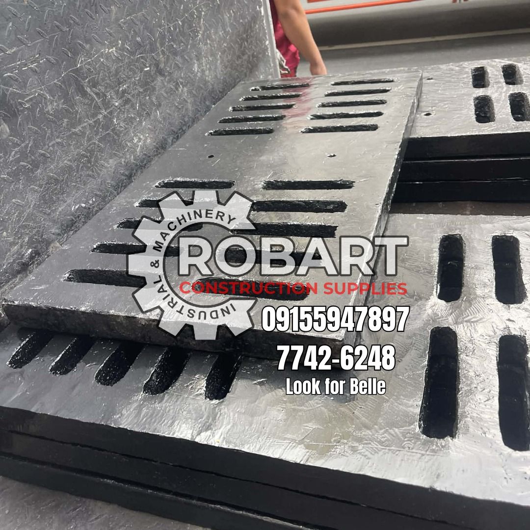 Cast Iron Steel Gratings (Category: Construction & Building Materials) located in Manila. Submitted by bellarobart (Listing ID 1425084227, Image 1). Description: Steel Gratings Size: 1000mm x 500mm x 45mm 𝑹𝑶𝑩𝑨𝑹𝑻 𝑪𝑶𝑵𝑺𝑻𝑹𝑼𝑪𝑻𝑰𝑶𝑵 𝑺𝑼𝑷𝑷𝑳𝑰𝑬𝑺 Office Address: 1405 Yuseco St. Sta Cruz Manila SEND US MESSAGE FOR INQUIRIES ‼️‼️ Glb/Vibr: 0915-594-7897 Smrt: 0961-448-5593 Landline: (7746-6248 / 7002-2872) 𝓛𝓞𝓞𝓚 𝓕𝓞𝓡 𝓑𝓔𝓛𝓛𝓔 🔵