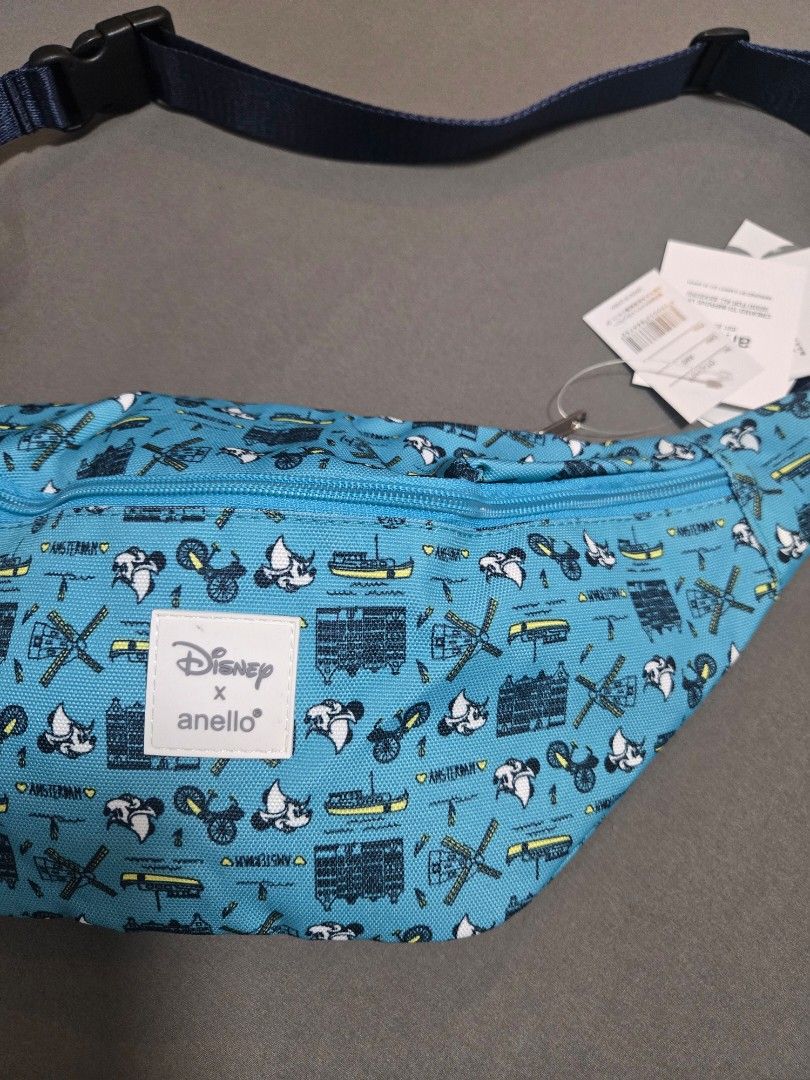 Disney x Anello Fanny Pack (Category: Cross-body Bags) located in Quezon City. Submitted by chubbyshopper (Listing ID 1425180448, Image 2). Description: Brand New Guaranteed Authentic- supplier since 2018 Shipping or Lalamove c/o buyer.