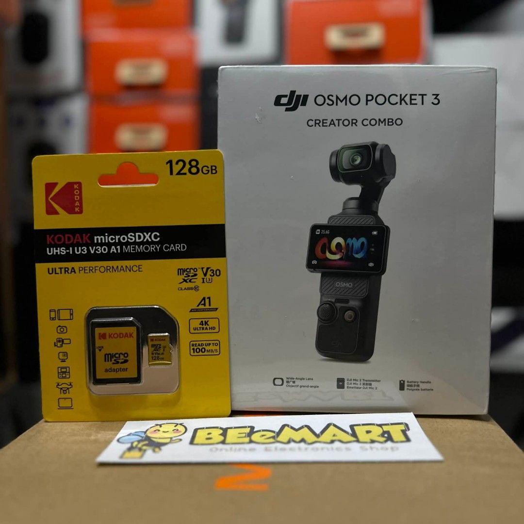 DJI Osmo Pocket 3 Creator Combo + 128GB SD Card Bundle (Category: Cameras) located in Cabuyao City. Submitted by beemartshop (Listing ID 1425059178, Image 1). Description: 𝗢𝗥𝗜𝗚𝗜𝗡𝗔𝗟 • 𝗕𝗥𝗔𝗡𝗗𝗡𝗘𝗪 • 𝗔𝗨𝗧𝗛𝗘𝗡𝗧𝗜𝗖 🏷️𝗣𝗥𝗜𝗖𝗘: ₱26,999.00 𝗟𝗢𝗖𝗔𝗧𝗜𝗢𝗡: 📍 𝗕𝗘𝗘𝗠𝗔𝗥𝗧 𝗣𝗛 𝗣𝗨𝗟𝗢 𝗖𝗔𝗕𝗨𝗬𝗔𝗢 𝗟𝗔𝗚𝗨𝗡𝗔 ℹ️𝗧𝗵𝗶𝘀 𝗶𝘀 𝘁𝗵𝗲 𝘀𝗲𝗰𝗼𝗻𝗱 𝗠𝗮𝗿𝗸𝗲𝘁𝗽𝗹𝗮𝗰𝗲 𝗣𝗮𝗴𝗲 𝗼𝗳 𝗕𝗘𝗘𝗠𝗔𝗥𝗧 _____________________________