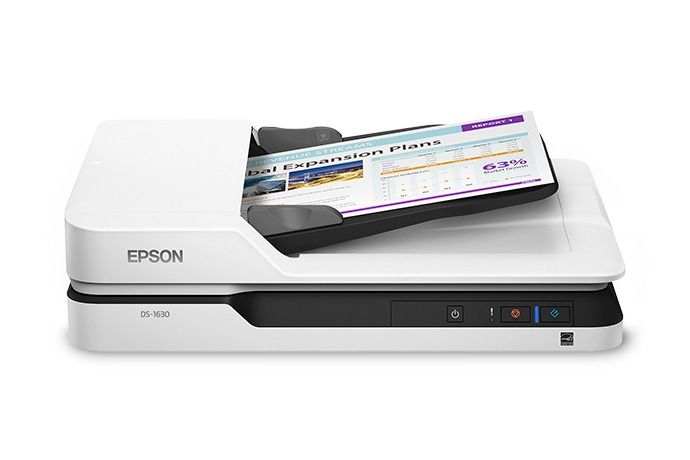 Epson DS-1630 Flatbed Color Document Scanner (Category: Printers, Scanners & Copiers) located in Quezon City. Submitted by lessterpcforce4302 (Listing ID 1425077690, Image 1). Description: Epson DS-1630 Flatbed Color Document Scanner Versatile flatbed scanner with ADF; auto duplexing Scan stacks of documents up to 25 ppm1; 50-page ADF 3-year limited warranty3 with Advance Exchange Seamless integration — TWAIN/ISIS drivers Scan to storage accounts