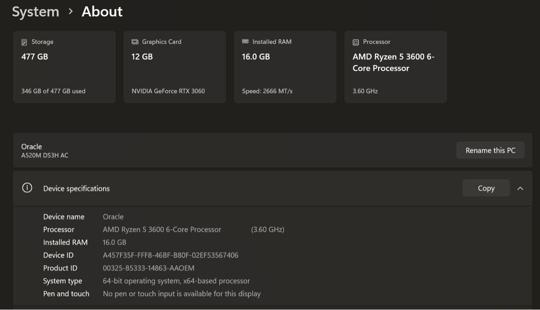 Gaming PC - Desktop Aftershock65694859136259116
