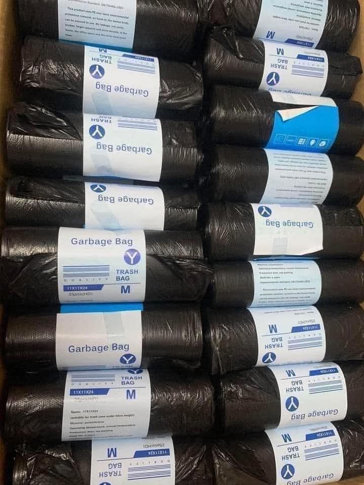 Garbage bag (Category: Everything Else Others) located in Manila. Submitted by yzcartph (Listing ID 1425075564, Image 1). Description: Trash Bag 💫S ~ ₱45 💫M ~ ₱65 💫L ~ ₱75 💫XL ~ ₱85 💫XXL ~ ₱100.