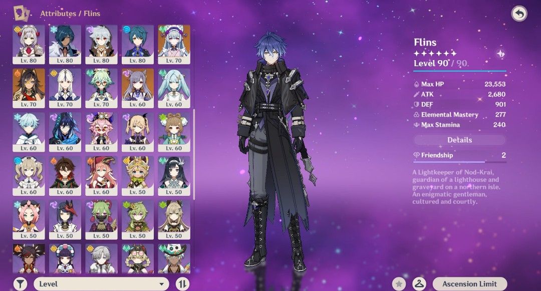 Genshin Impact Account AR 60 - Asia Server (Female MC), Video Gaming ...