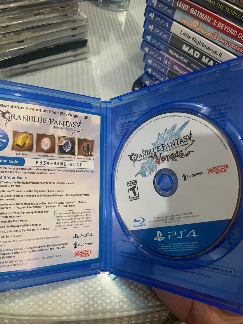 Granblue Fantasy Versus for PS4 (Category: PlayStation) located in Manila. Submitted by matthew_lumibao (Listing ID 1425189366, Image 2). Description: Meetup Location: - Balanga City, Bataan Shipping via: - J&T or Flash PM for more details..